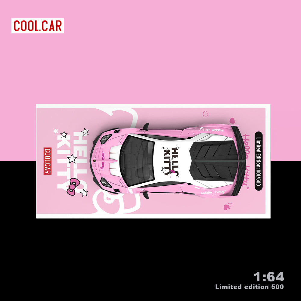 Lamborghini GT EVO Hellow Kitty Pink - Cool Car (POR PEDIDO)