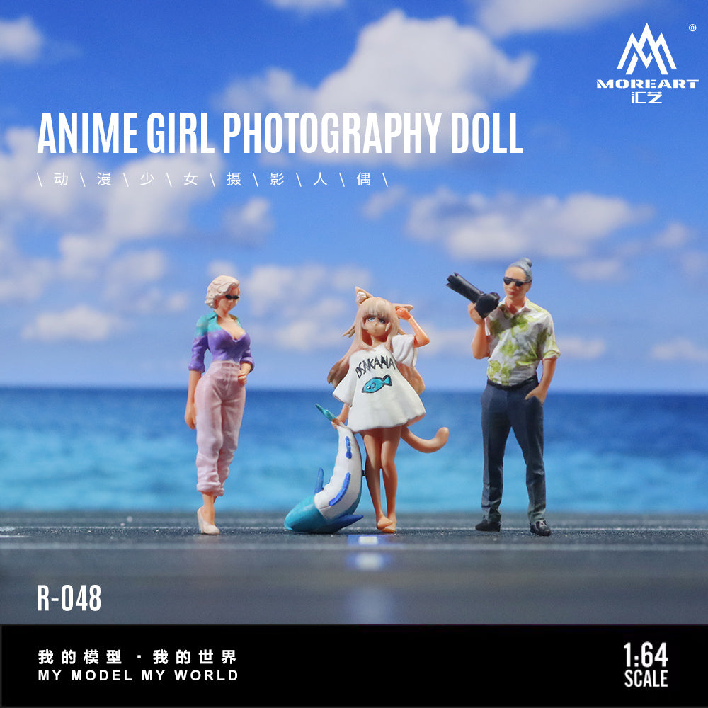 Set de 3 Figuras Anime Girl - MoreART (BAJO PEDIDO)