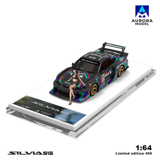 Nissan S15 HKS - Aurora Model (POR PEDIDO)