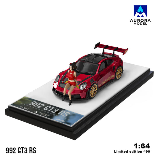 Porsche 992 GT3 RS Red- Aurora Model (POR PEDIDO)