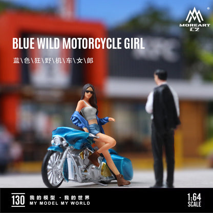 Moto Blue Wild Figura - MoreART (BAJO PEDIDO)