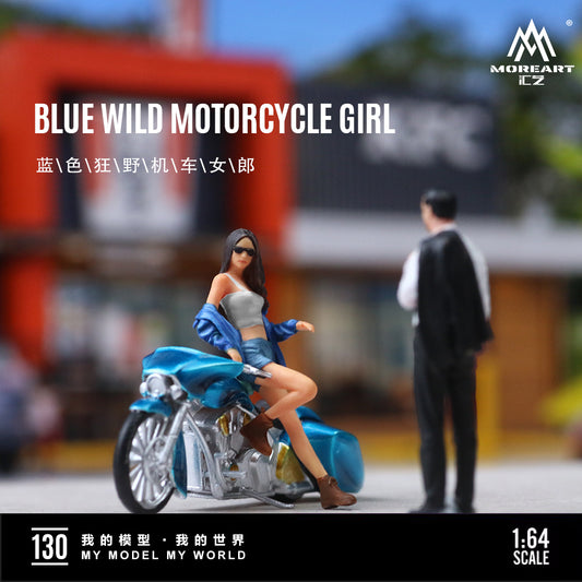 Moto Blue Wild Figura - MoreART (BAJO PEDIDO)