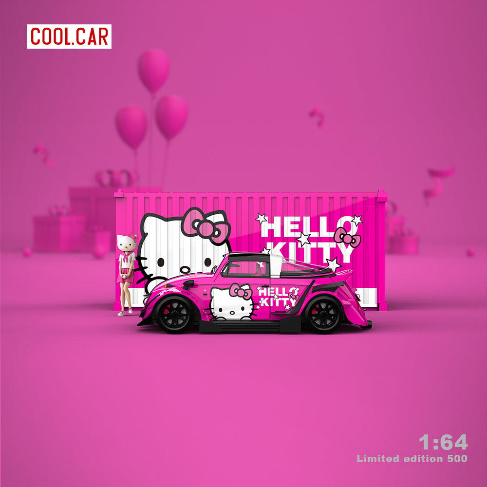 Volkswagen Bettle Hellow Kitty Violetl Car (POR PEDIDO)