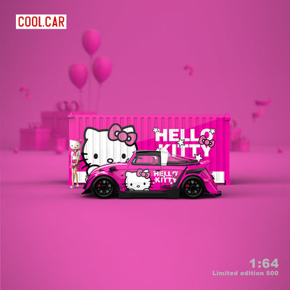 Volkswagen Bettle Hellow Kitty Violetl Car (POR PEDIDO)