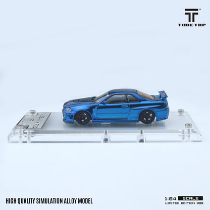 Nissan R34 Blue - Time Top  (POR PEDIDO)