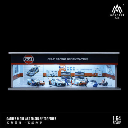 Parqueo Taller Gulf y HKS Diorama - MoreART (BAJO PEDIDO)
