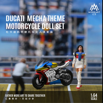 Moto Ducati Mecha Figura - MoreART (BAJO PEDIDO)