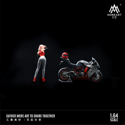 Moto KTM con Figura - MoreART (BAJO PEDIDO)