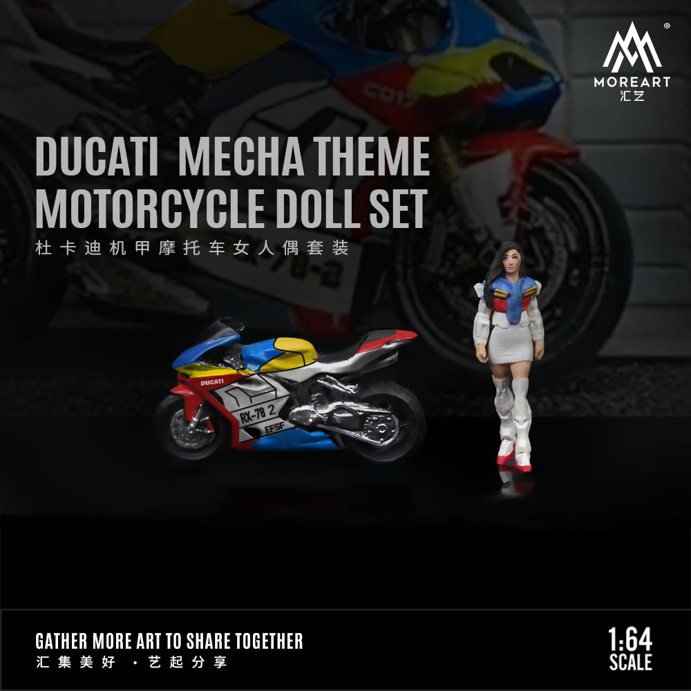 Moto Ducati Mecha Figura - MoreART (BAJO PEDIDO)