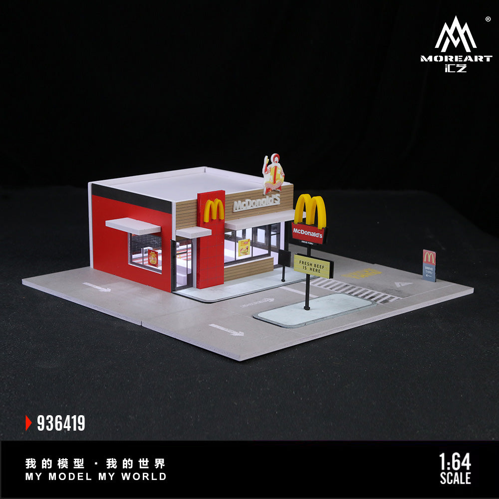 McDonnalds Diorama - MoreART (BAJO PEDIDO)