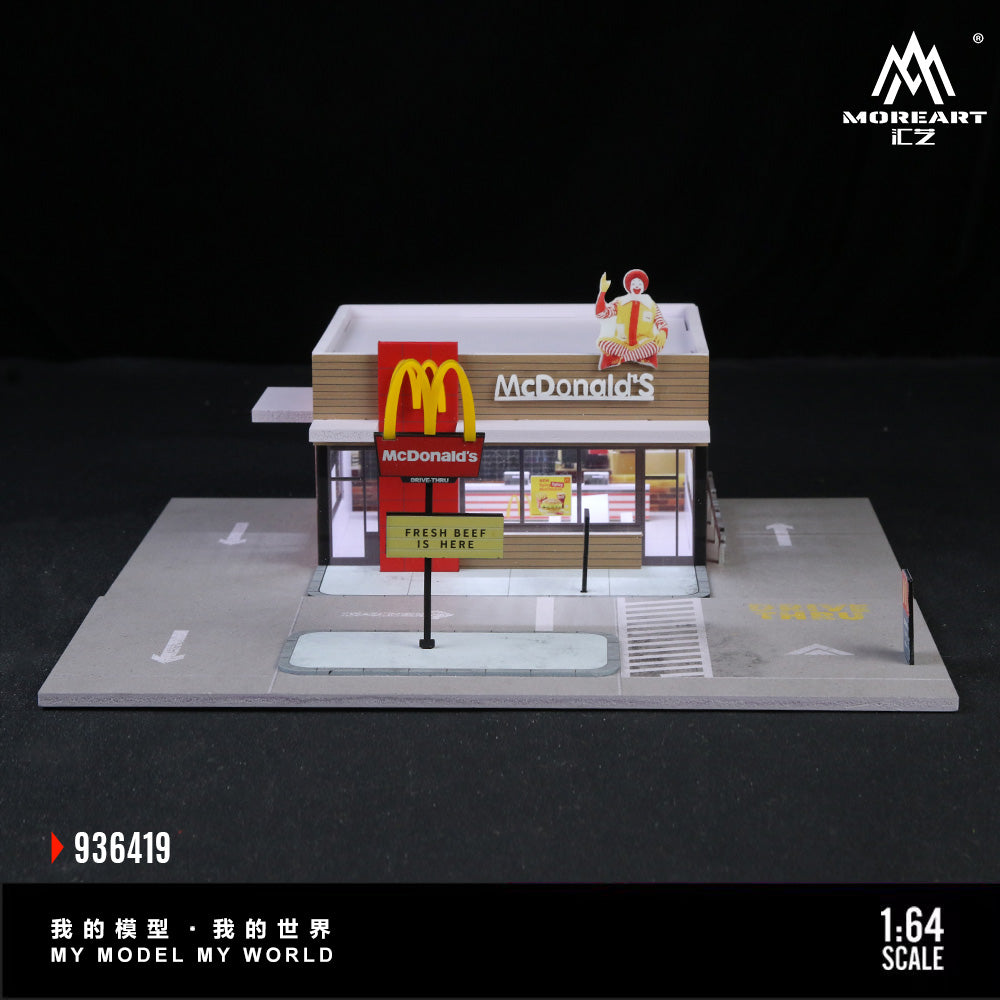 McDonnalds Diorama - MoreART (BAJO PEDIDO)