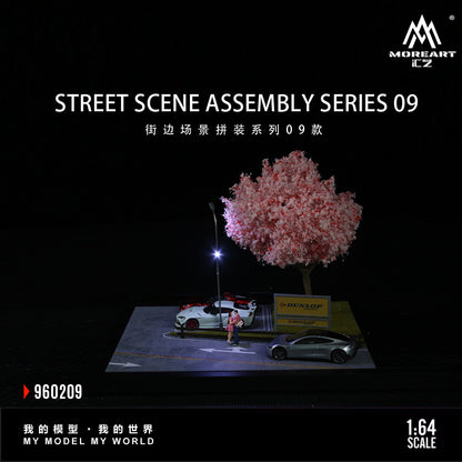 Escena avenida japonesa Diorama - MoreART (BAJO PEDIDO)