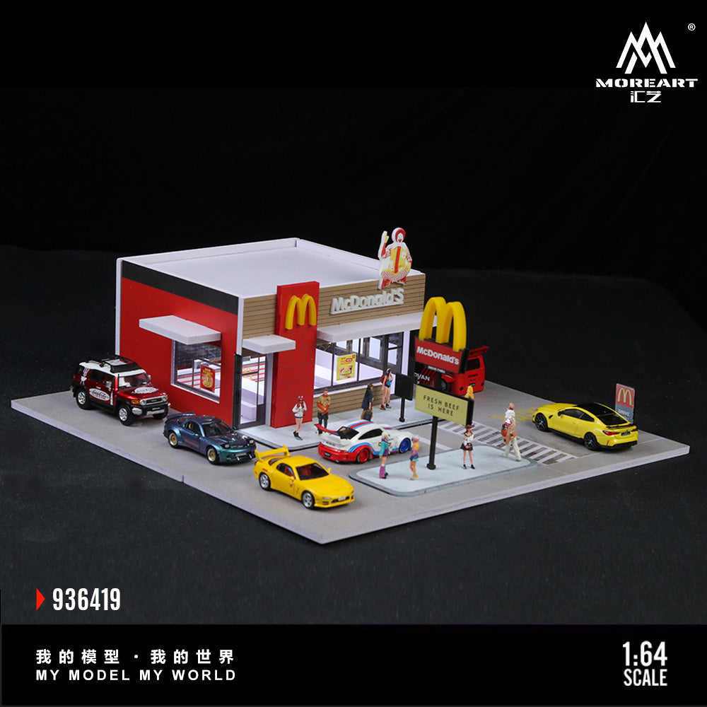 McDonnalds Diorama - MoreART (BAJO PEDIDO)