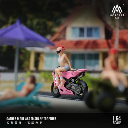 Moto Hellow Kitty Figura - MoreART (BAJO PEDIDO)