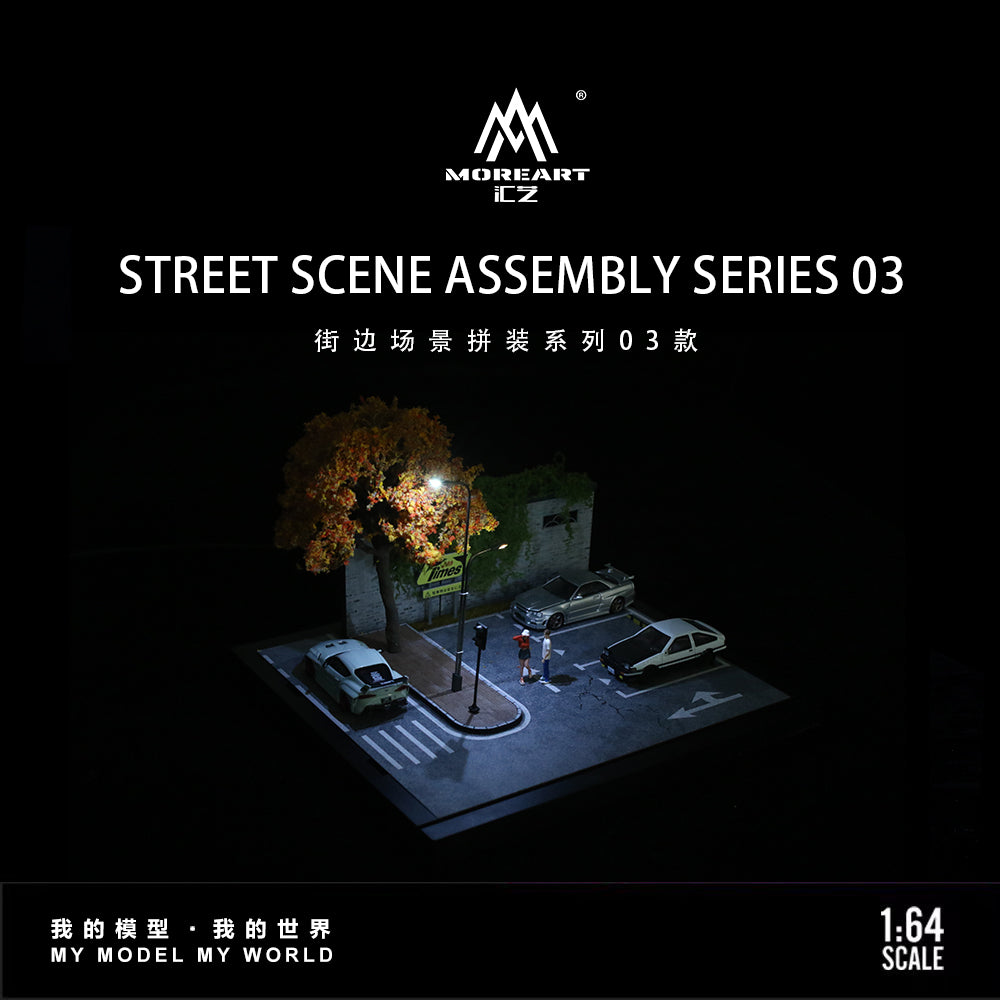Escena avenida japonesa 2 Diorama - MoreART (BAJO PEDIDO)