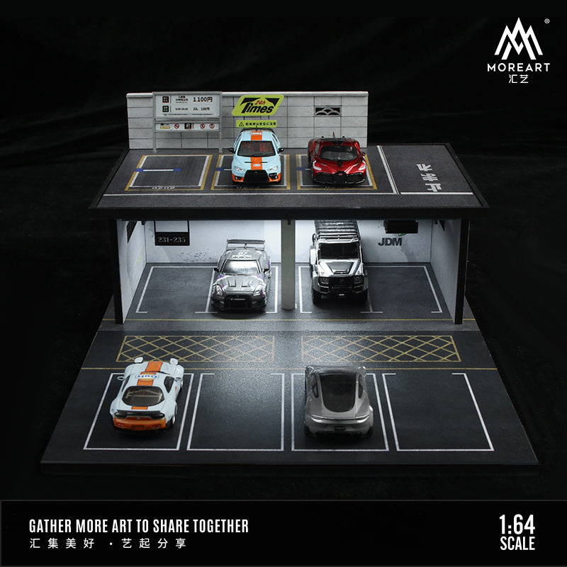 Parqueo 2 niveles Diorama - MoreART (BAJO PEDIDO)
