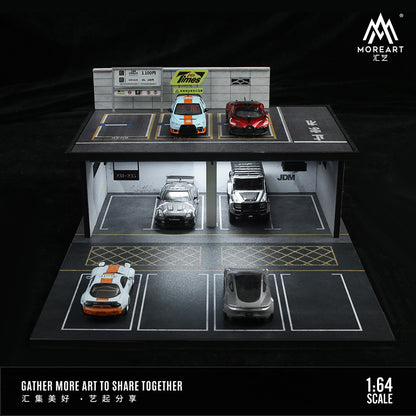 Parqueo 2 niveles Diorama - MoreART (BAJO PEDIDO)