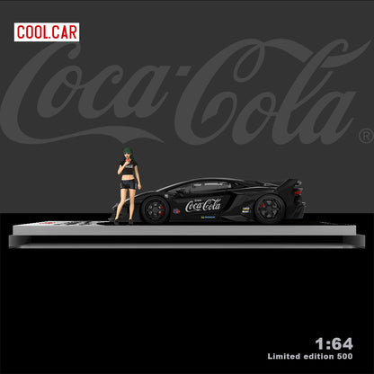 Lamborghini GT EVO Coca Cola  Negro - Cool Car (POR PEDIDO)