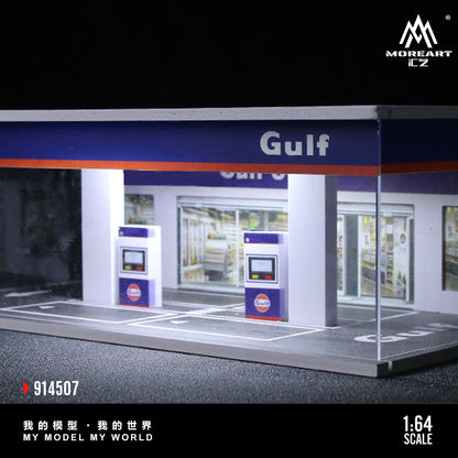 Gasolinera Gulf Diorama - MoreART (BAJO PEDIDO)