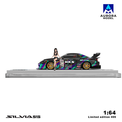 Nissan S15 HKS - Aurora Model (POR PEDIDO)