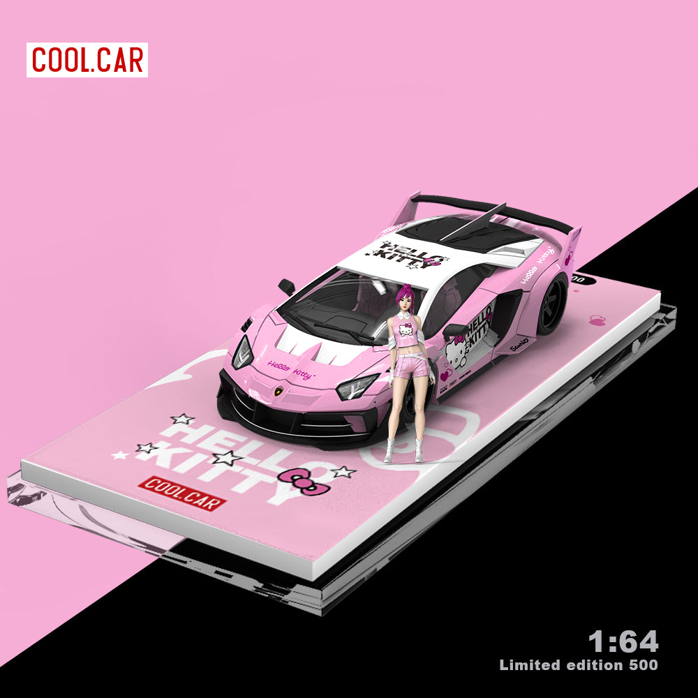 Lamborghini GT EVO Hellow Kitty Pink - Cool Car (POR PEDIDO)