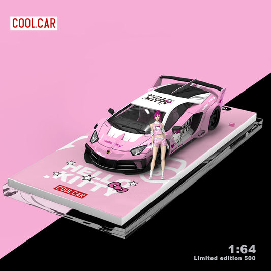 Lamborghini GT EVO Hellow Kitty Pink - Cool Car (POR PEDIDO)