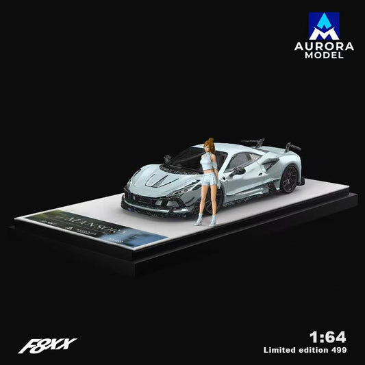 Ferrari F8XX Grey Mansory - Aurora Model (POR PEDIDO)