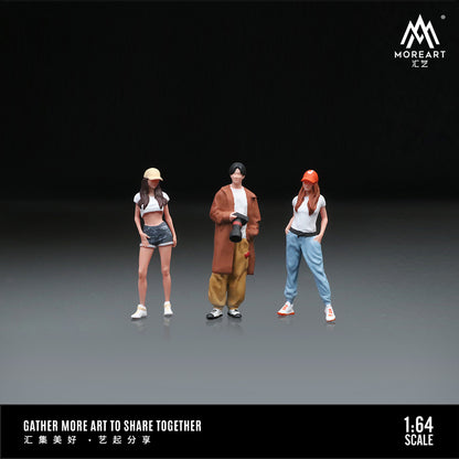 Set de 3 Figuras fotógrafo - MoreART (BAJO PEDIDO)