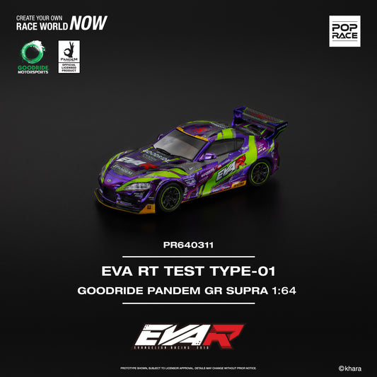 Toyota Pandem GR Supra EVA RT TEST TYPE-01 - Pop Race (PRE ORDEN)