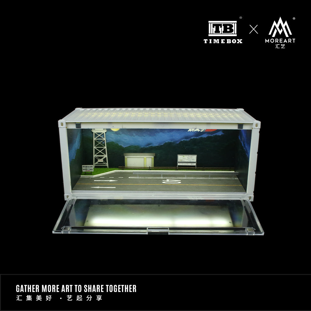 Initial D Diorama Contenedor 2 - Time Box (BAJO PEDIDO)