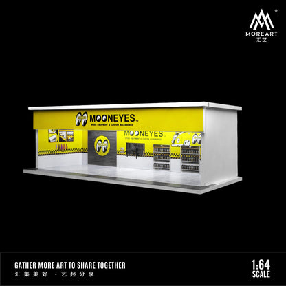 Parqueo Tallere Sheel y Mooneyes Diorama - MoreART (BAJO PEDIDO)