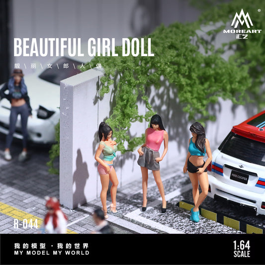 Set de 3 Figuras Girld Doll - MoreART (BAJO PEDIDO)