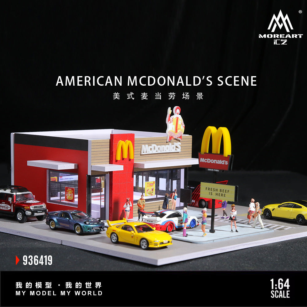 McDonnalds Diorama - MoreART (BAJO PEDIDO)