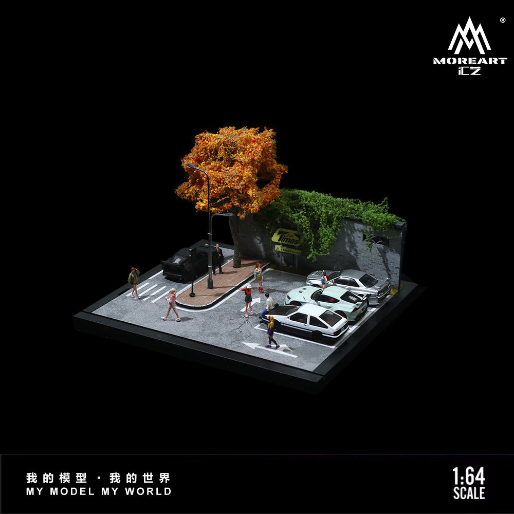 Escena avenida japonesa 2 Diorama - MoreART (BAJO PEDIDO)