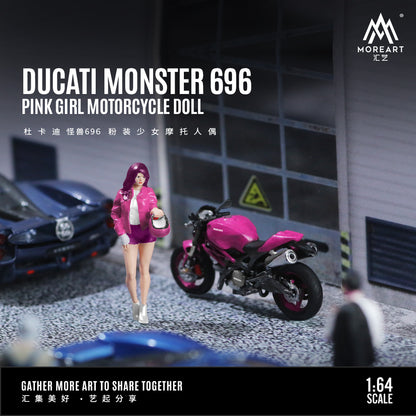 Moto Ducati Monster 696 Figura - MoreART (BAJO PEDIDO)