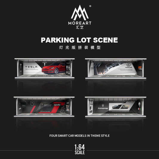 Parqueo Marcas de Coche 2 Diorama - MoreART (BAJO PEDIDO)