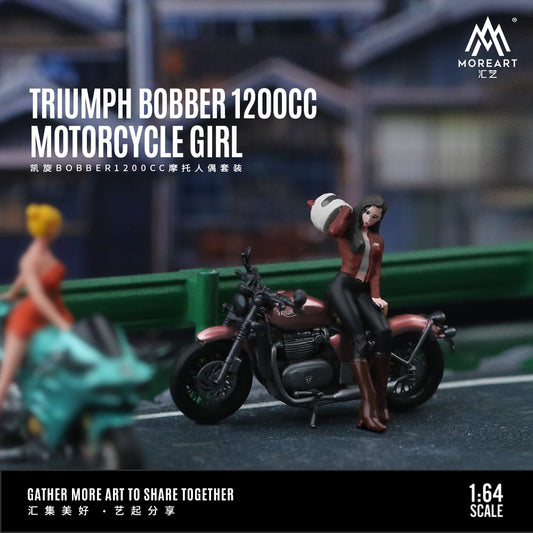 Moto Triumph Bobber 1200CC Figura - MoreART (BAJO PEDIDO)