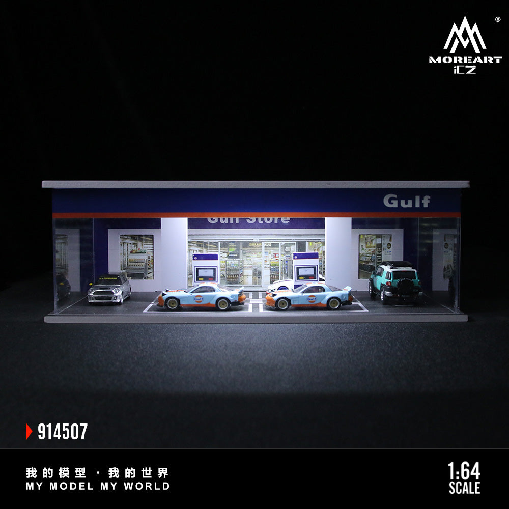Gasolinera Gulf Diorama - MoreART (BAJO PEDIDO)