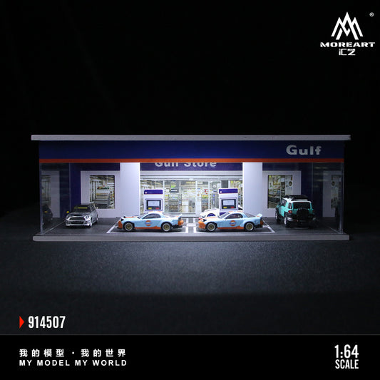 Gasolinera Gulf Diorama - MoreART (BAJO PEDIDO)