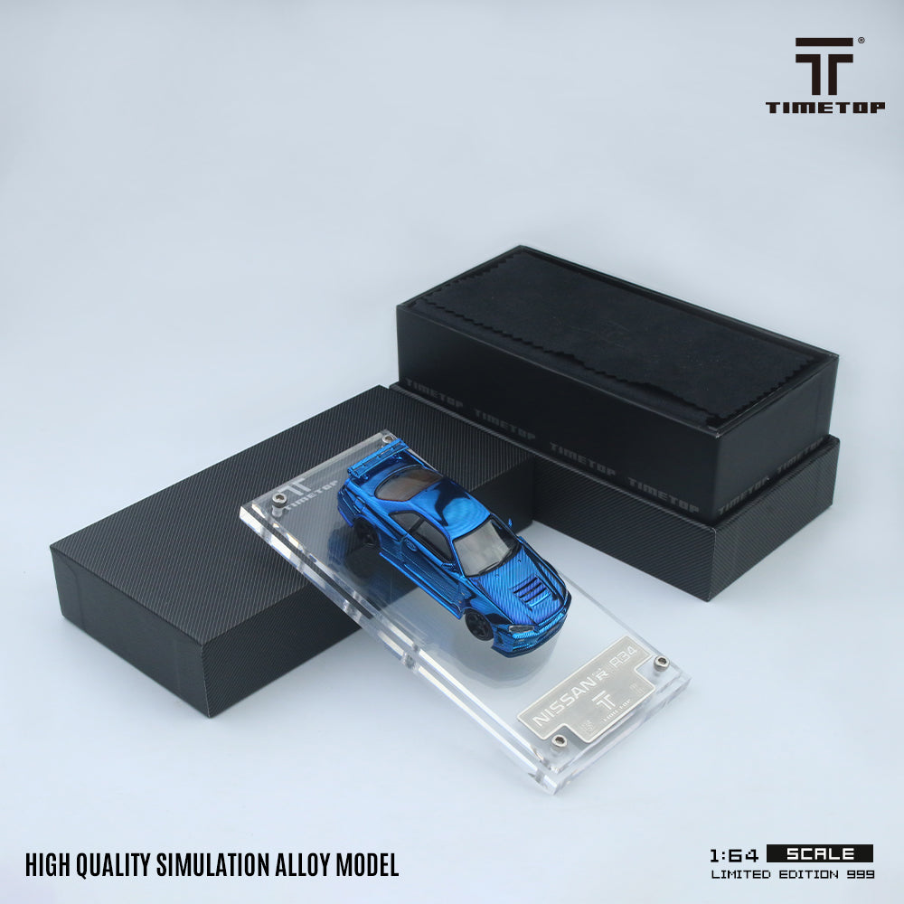 Nissan R34 Blue - Time Top  (POR PEDIDO)