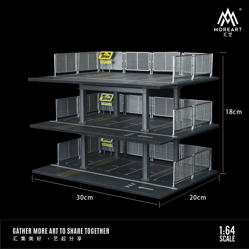 Parqueo 3 niveles Diorama - MoreART (BAJO PEDIDO)