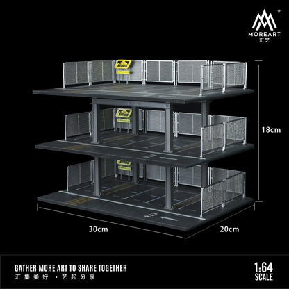 Parqueo 3 niveles Diorama - MoreART (BAJO PEDIDO)