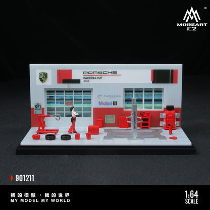 Taller Porsche Diorama - MoreART (BAJO PEDIDO)