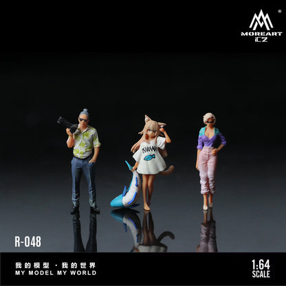 Set de 3 Figuras Anime Girl - MoreART (BAJO PEDIDO)