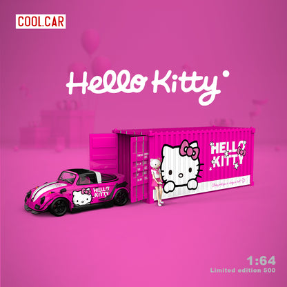 Volkswagen Bettle Hellow Kitty Violetl Car (POR PEDIDO)