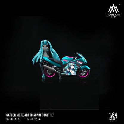 Moto Hatsune Miku Figura  - MoreART (BAJO PEDIDO)