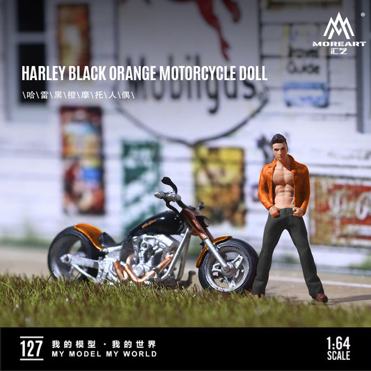 Moto Harley Davidson Orange Figura - MoreART (BAJO PEDIDO)