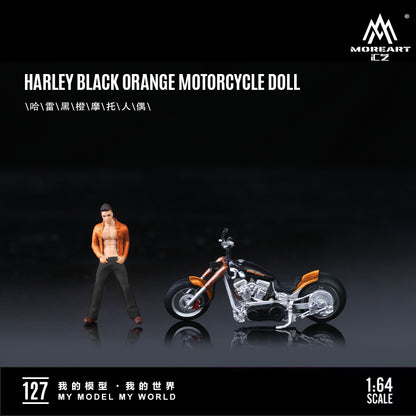 Moto Harley Davidson Orange Figura - MoreART (BAJO PEDIDO)