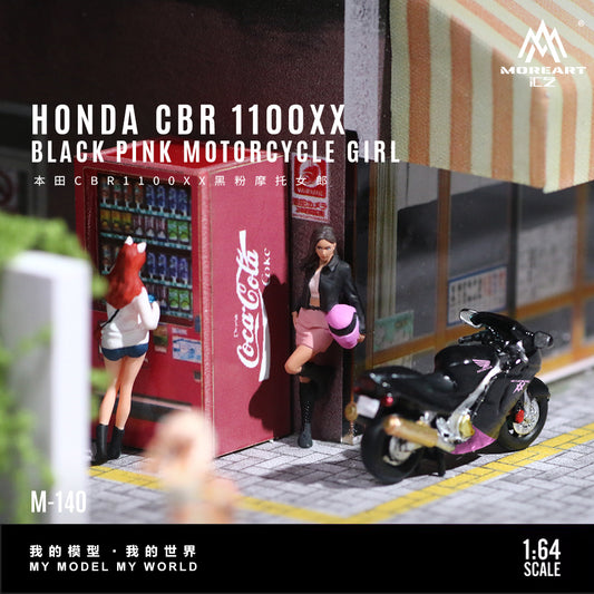 Moto Honda CBR 1100XX Black Pink Figura - MoreART (BAJO PEDIDO)