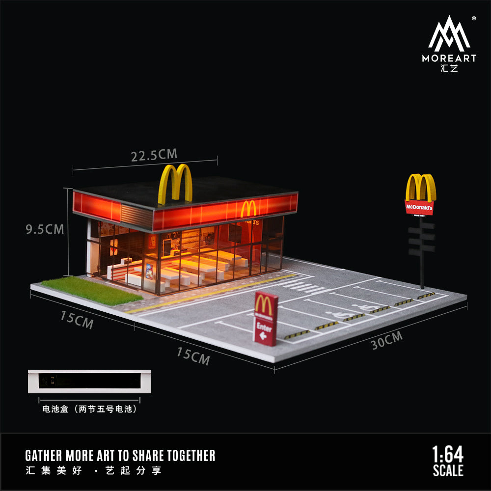 McDonnalds V1 Diorama - MoreART (BAJO PEDIDO)